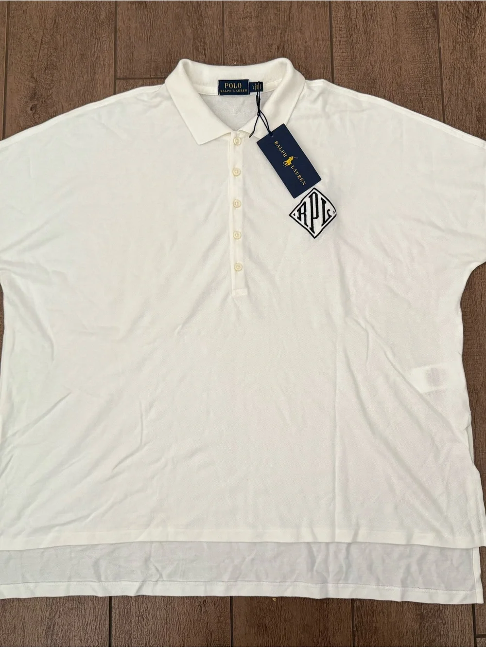 Polo by Ralph Lauren White Men's Short-Sleeve Polo with Chest Crest